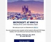 微软MWC2019大会邀请函可能暗示HoloLens2的发布