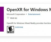 微软推出WMR专属OpenXR应用，现已上线应用商店
